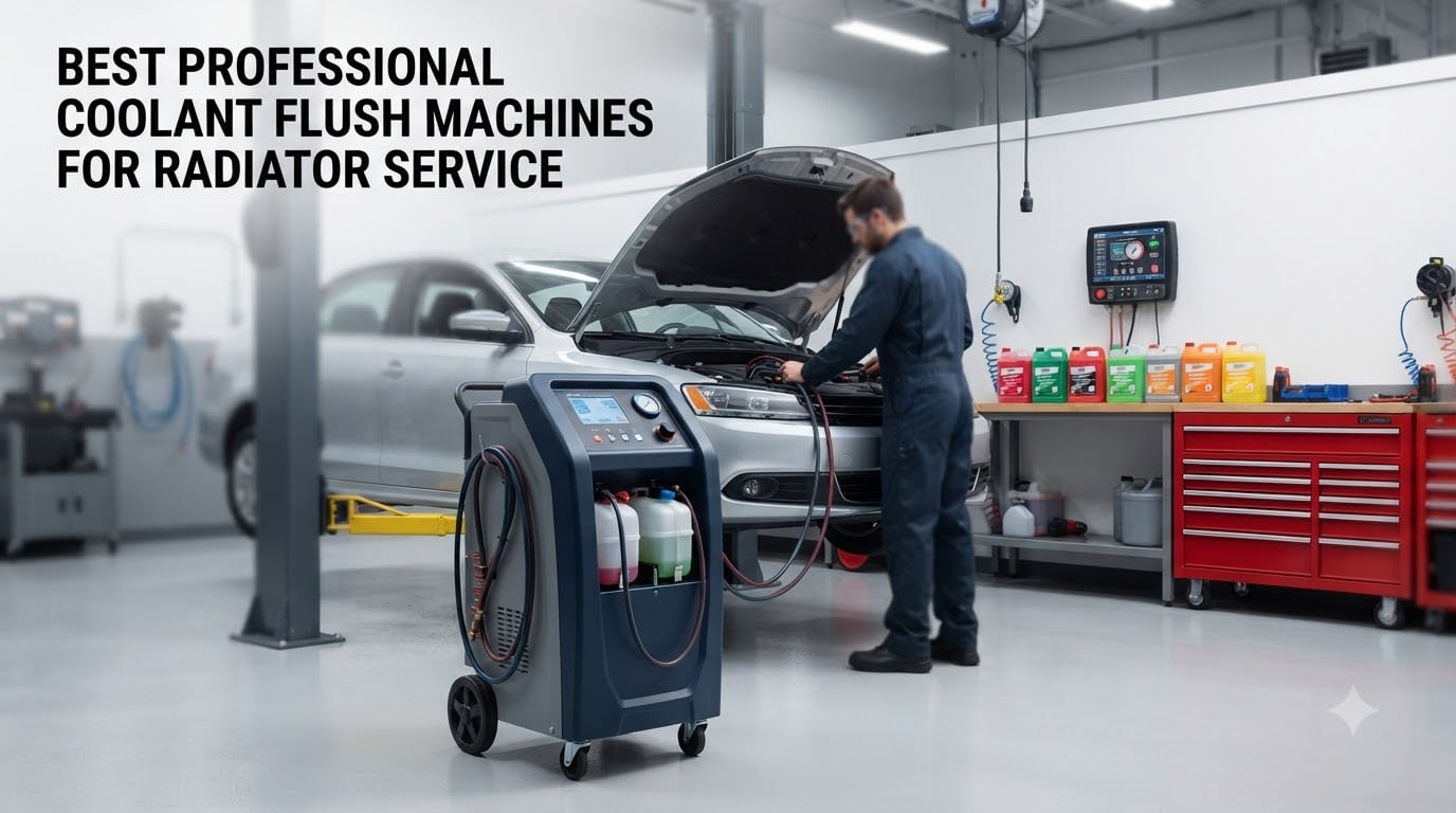 best professional coolant flush machines for radiator service