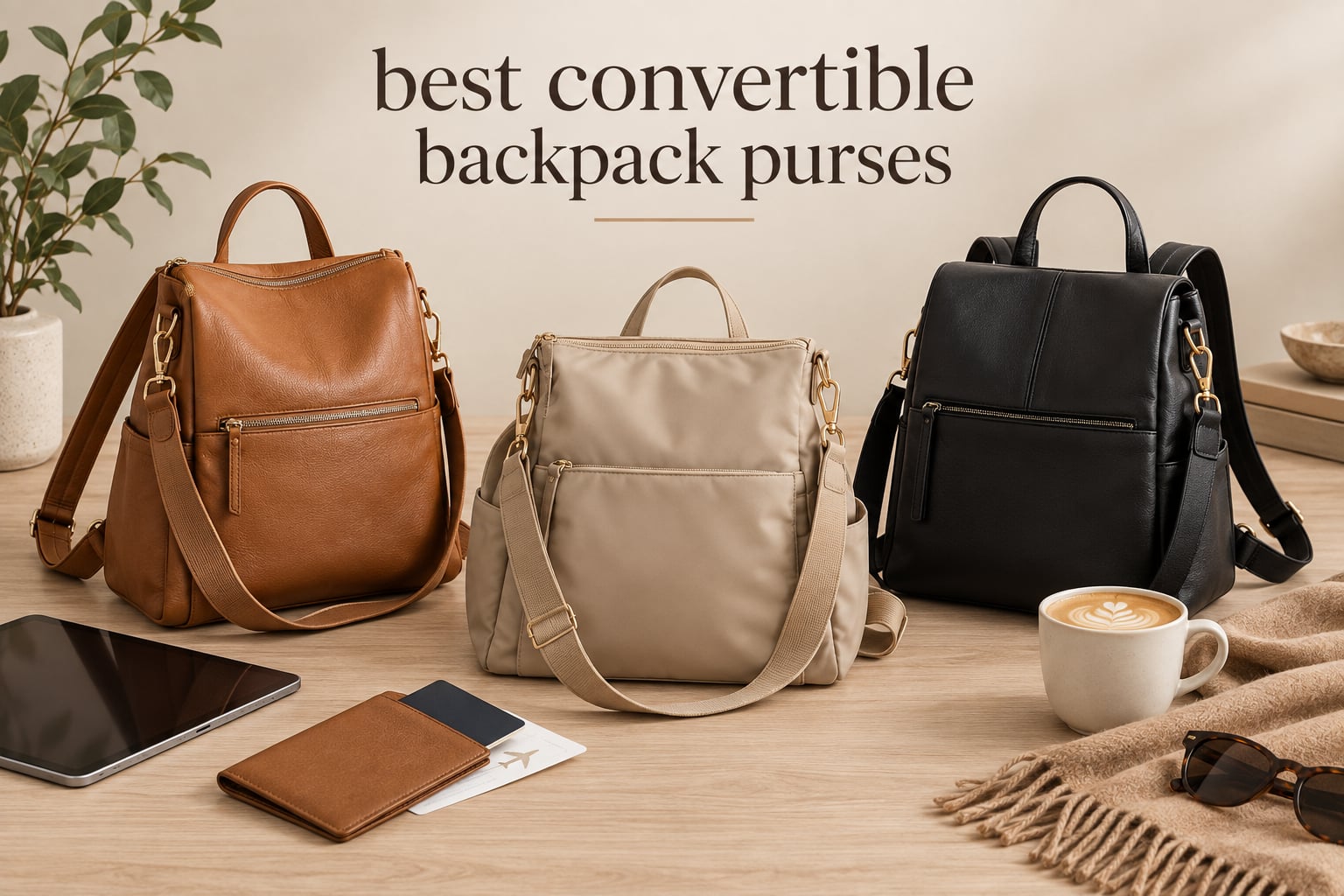 best convertible backpack purses
