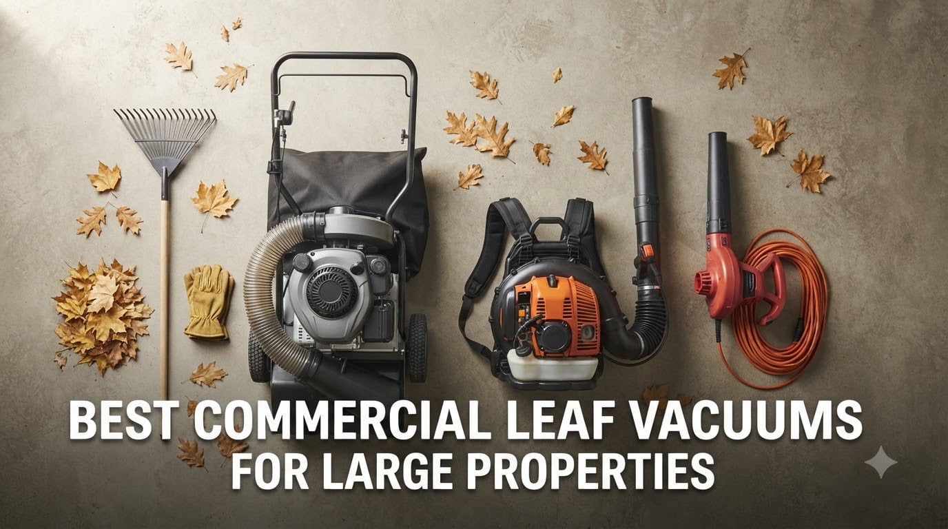 best commercial leaf vacuums for large properties