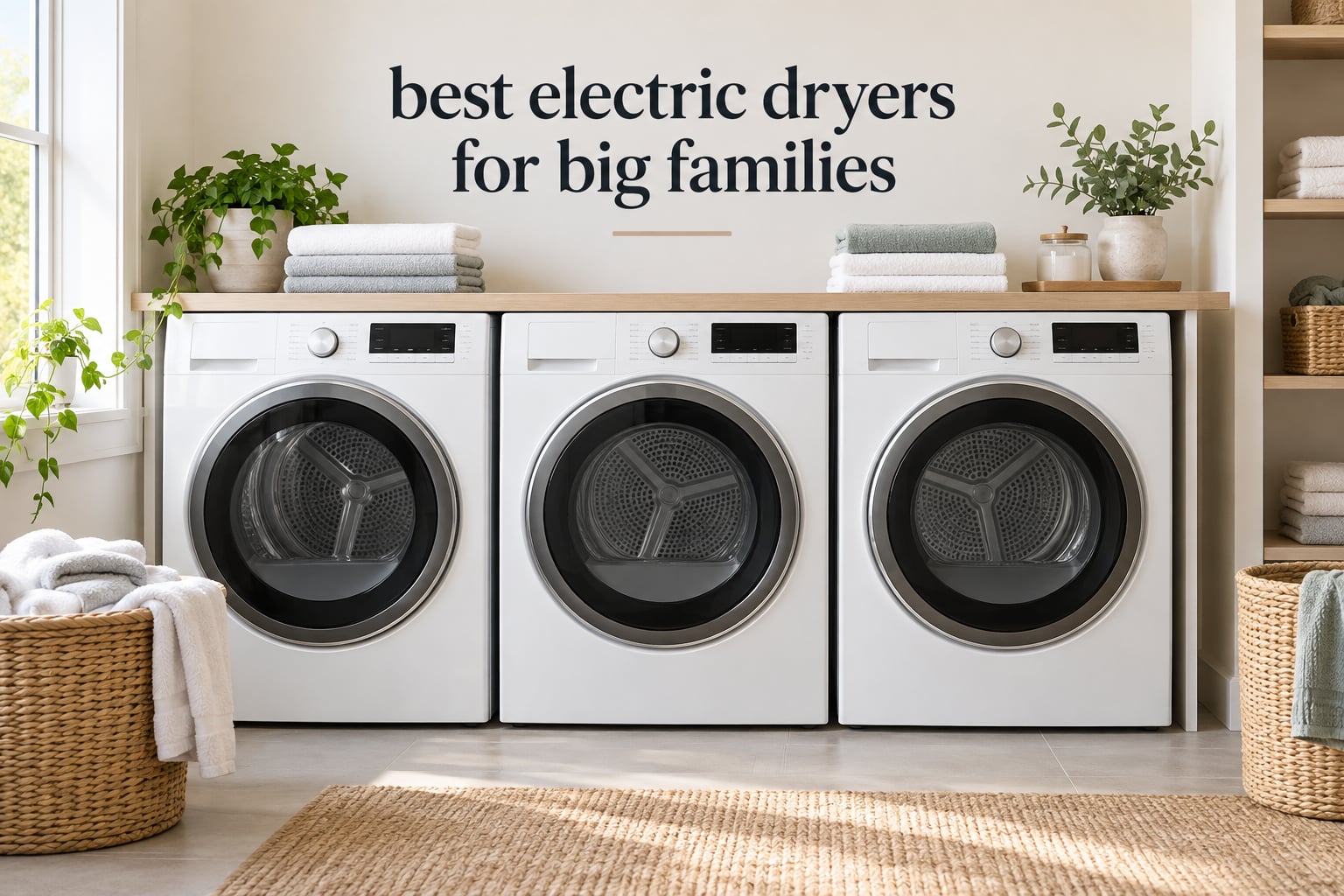 best electric dryers for big families