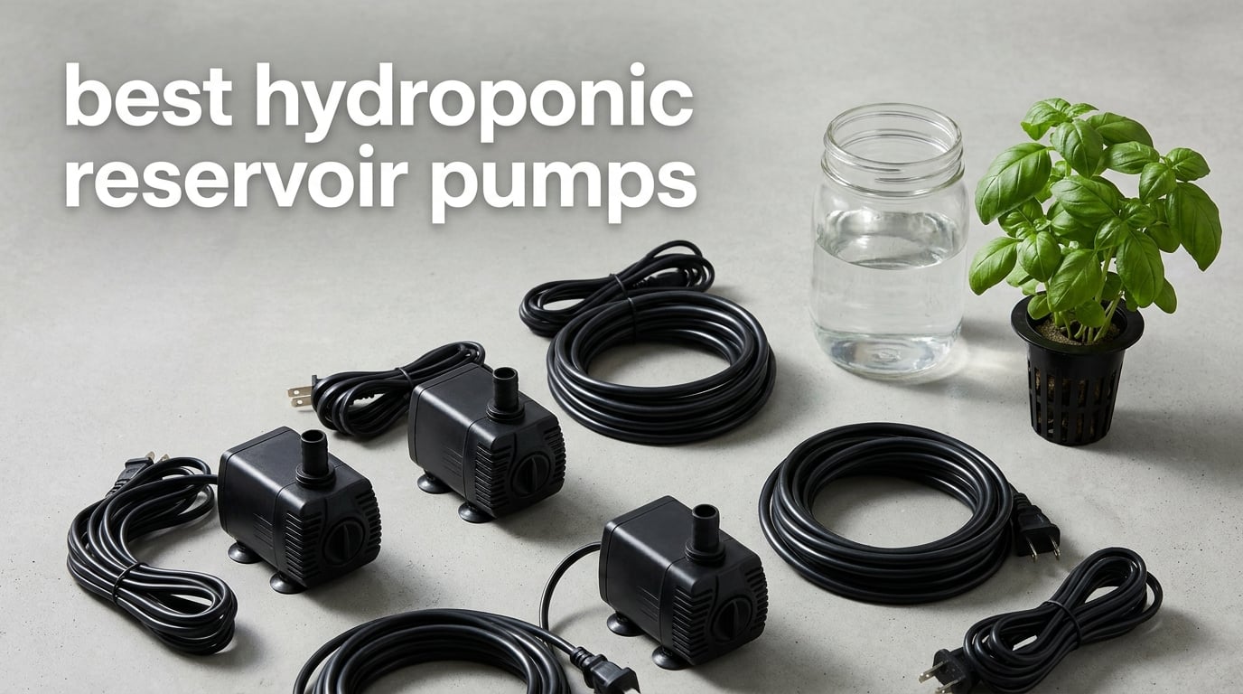 best hydroponic reservoir pumps