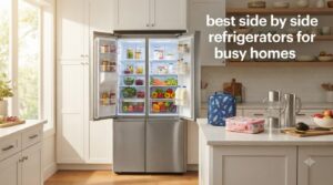 best side by side refrigerators for busy homes