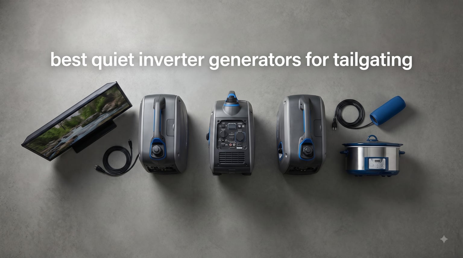 best quiet inverter generators for tailgating