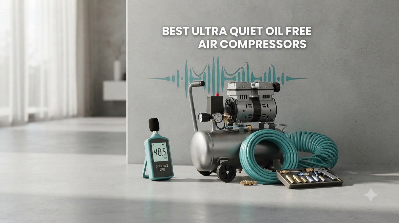 best ultra quiet oil free air compressors