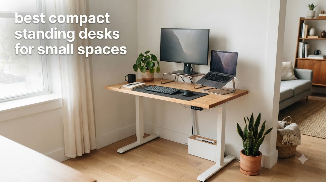 best compact standing desks for small spaces