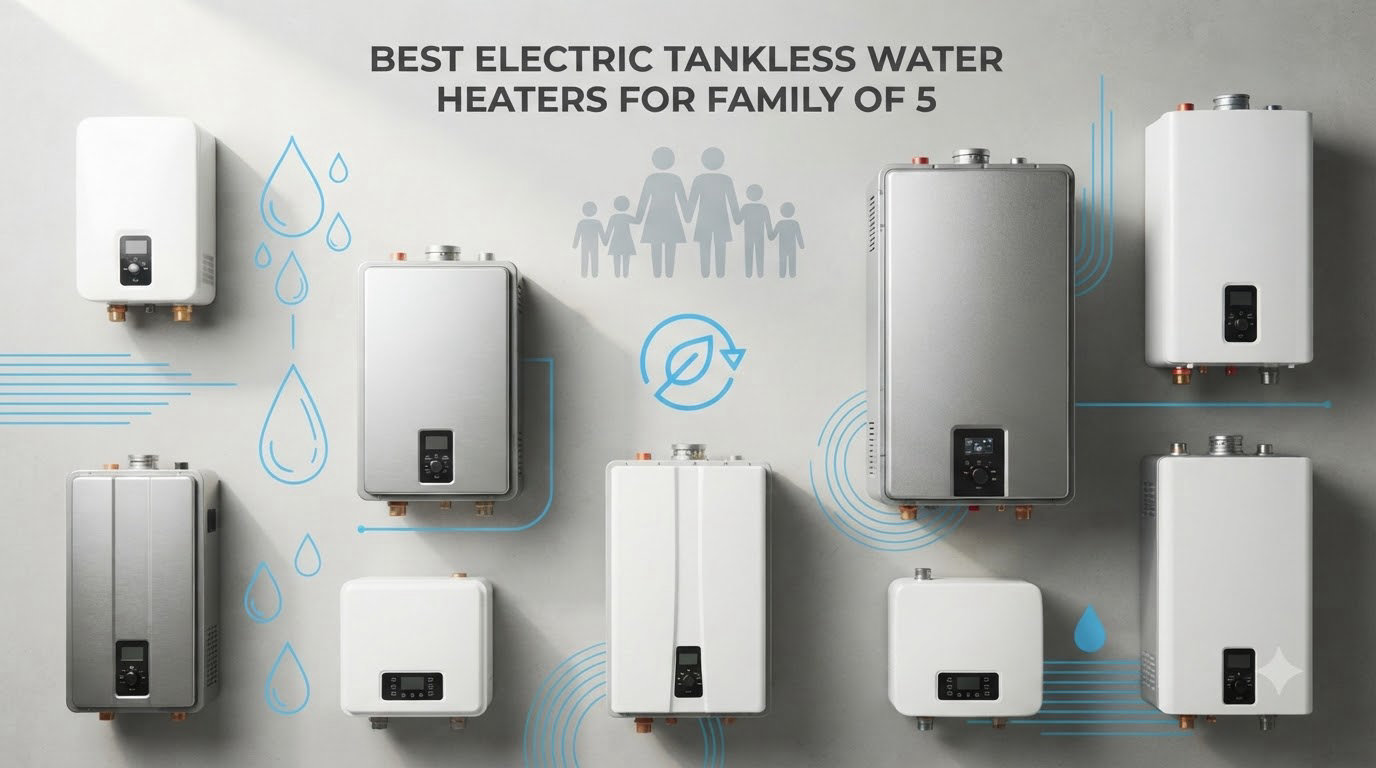 best electric tankless water heaters for family of 5
