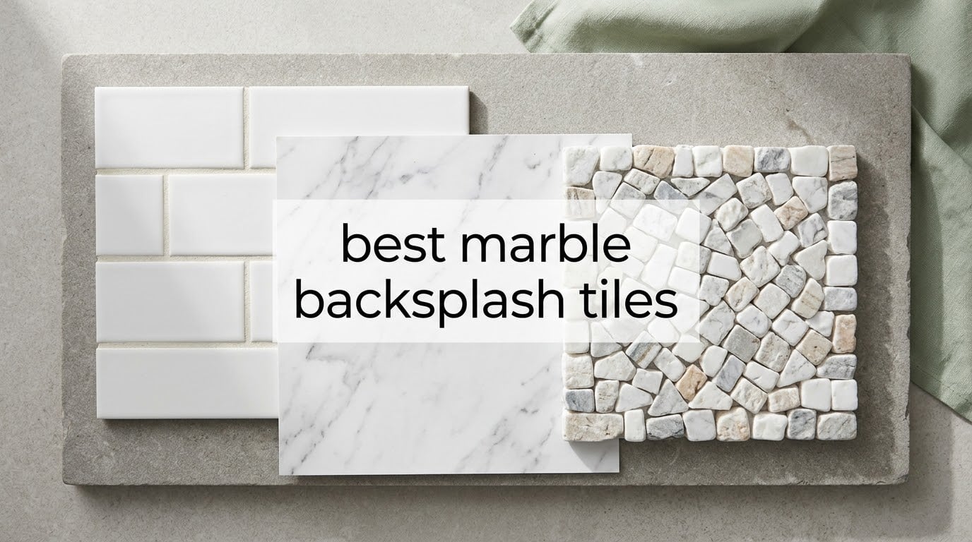 best marble backsplash tiles