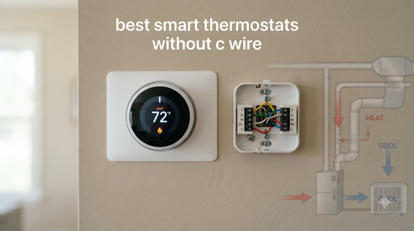 best smart thermostats without c wire