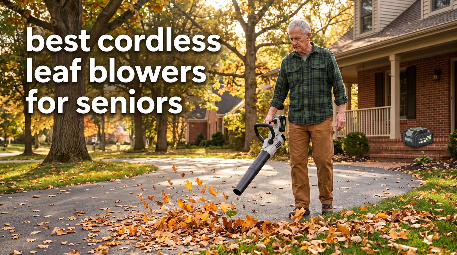 best cordless leaf blowers for seniors