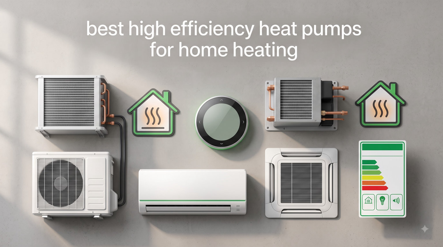 best hgh efficiency heat pumps for home heating