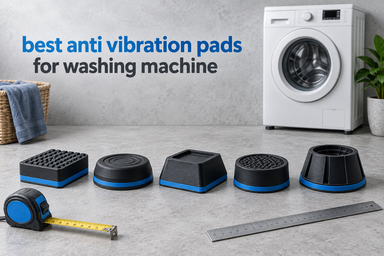 best anti vibration pads for washing machine