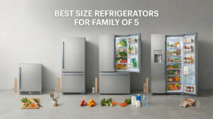 best size refrigerators for family of 5