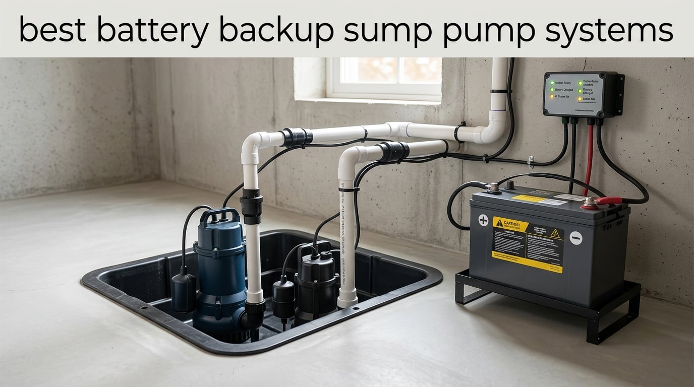 best battery backup sump pump systems
