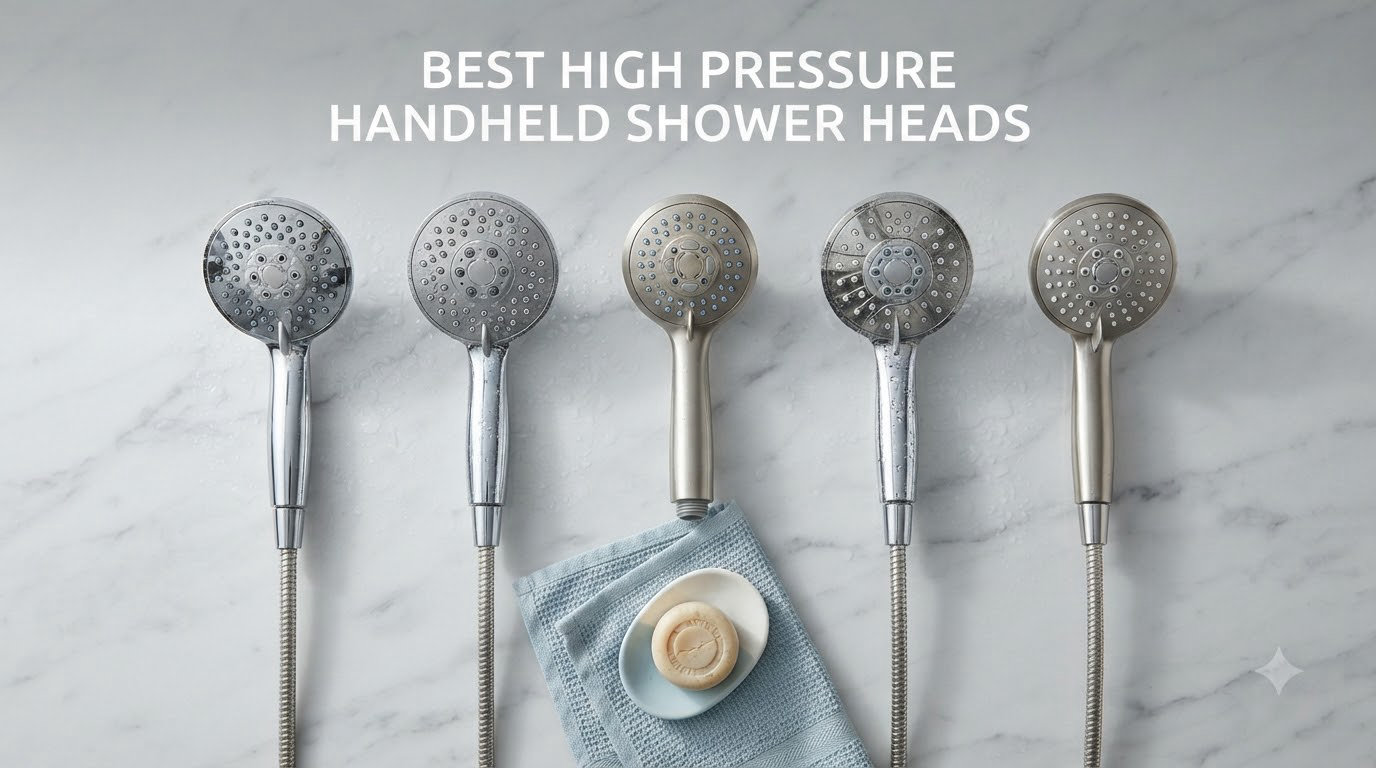 best high pressure handheld shower heads