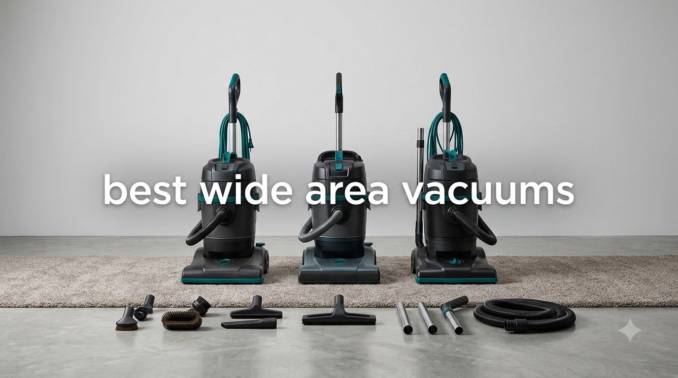 best wide area vacuums