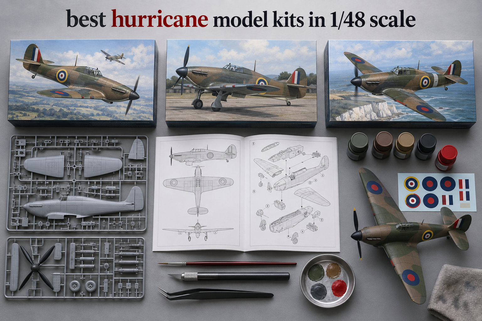 best hurricane model kits in 1/48 scale
