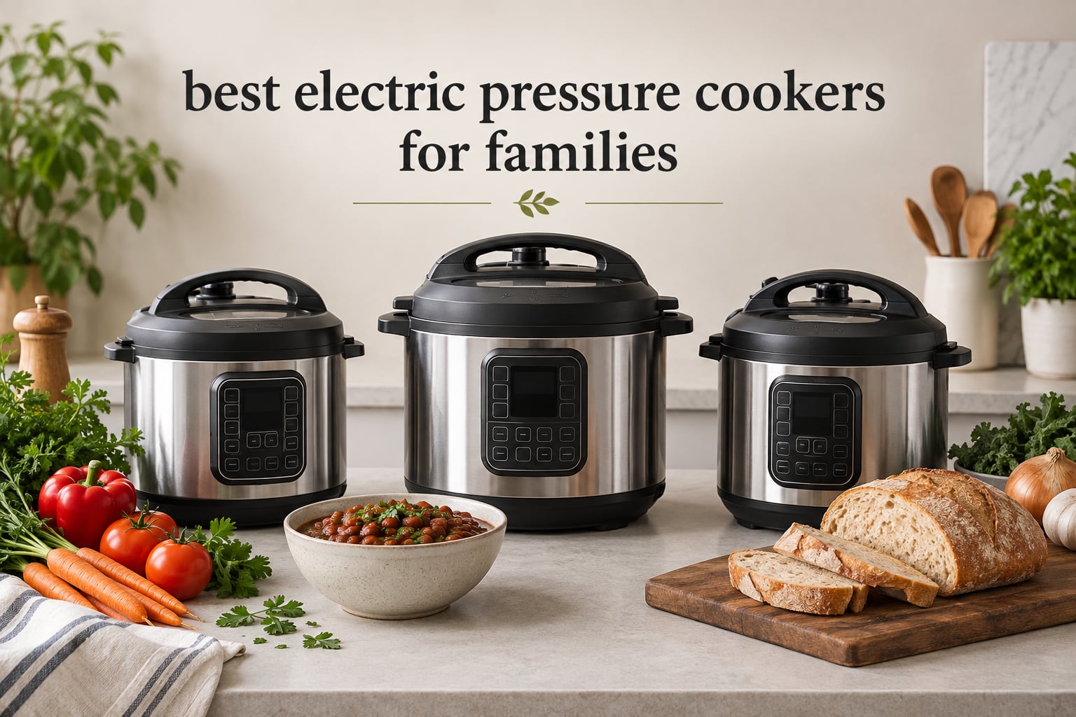 best electric pressure cookers for families