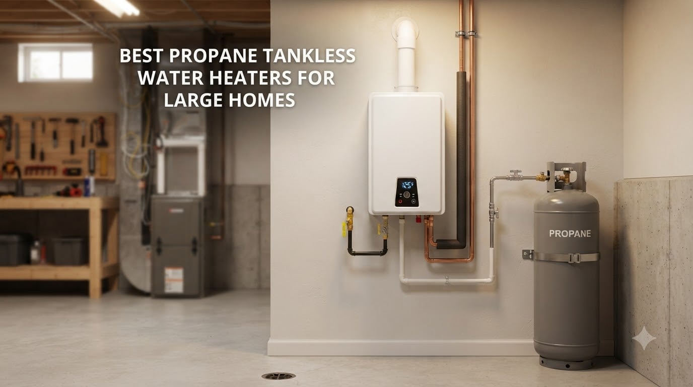 best propane tankless water heaters for large homes