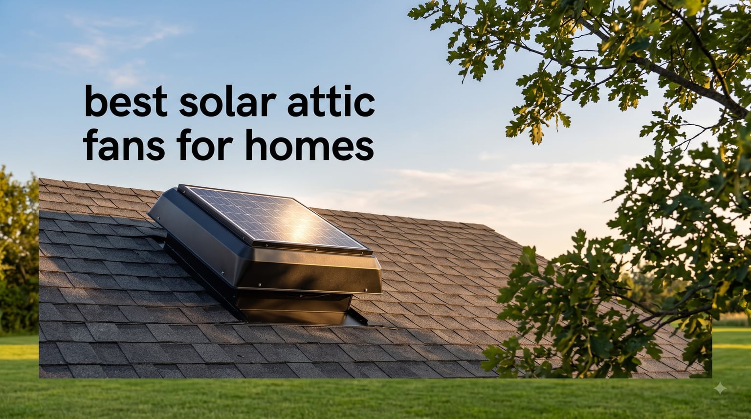 best solar attic fans for homes