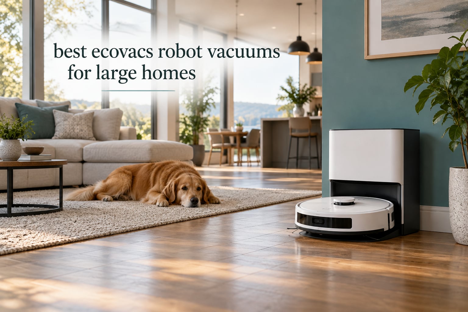 best ecovacs robot vacuums for large homes