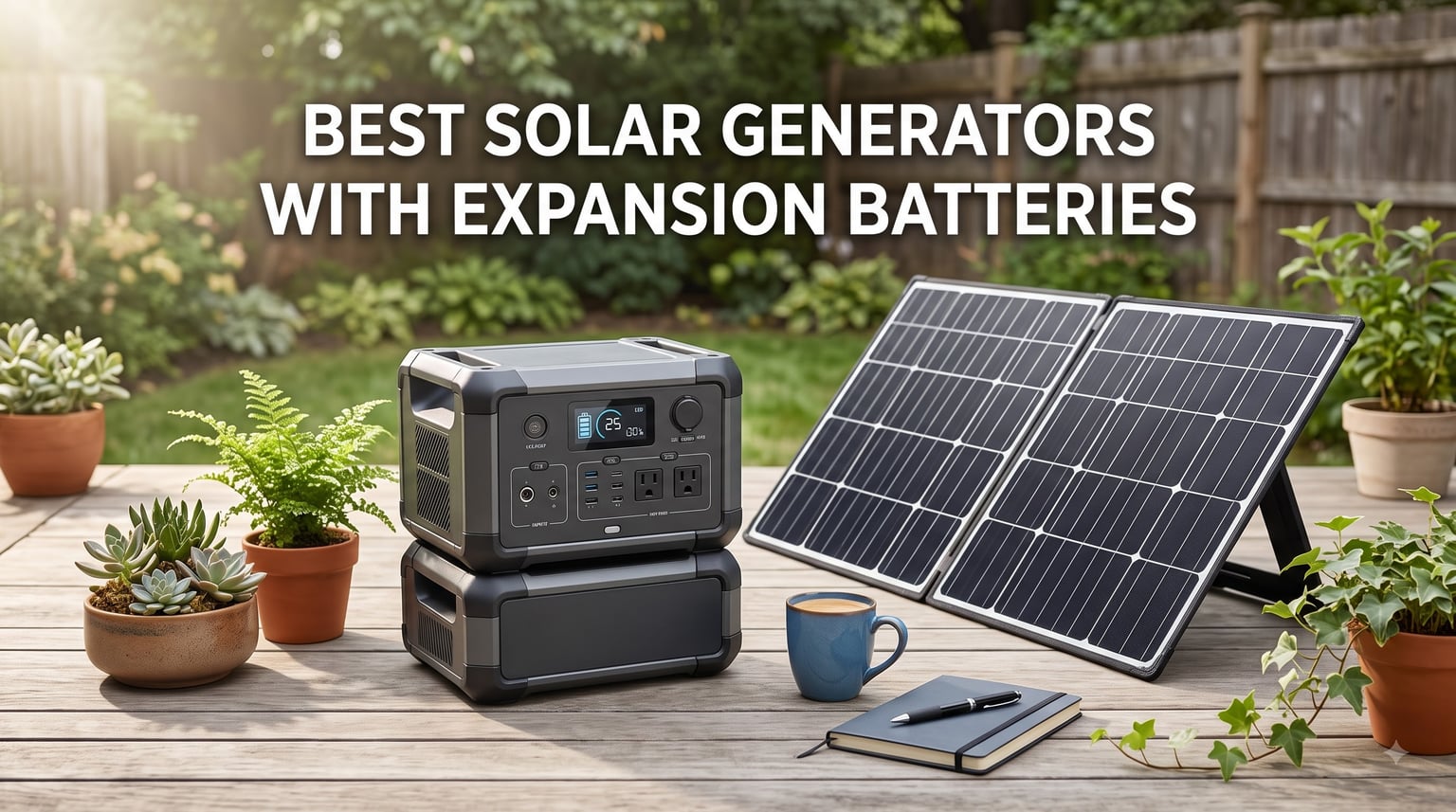 best solar generators with expansion batteries