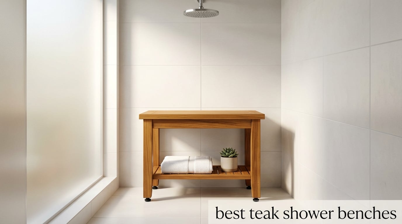 best teak shower benches