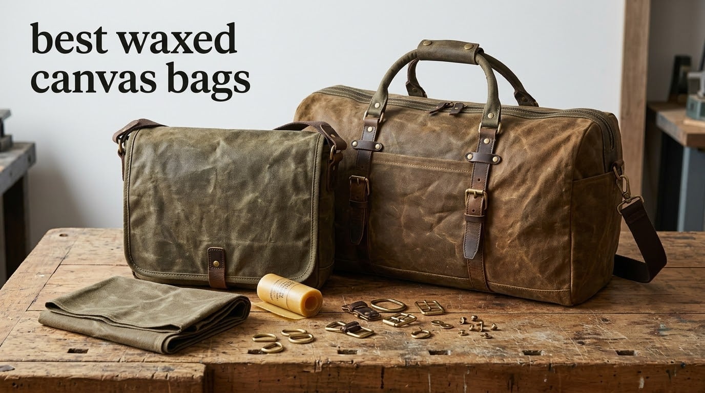 best waxed canvas bags