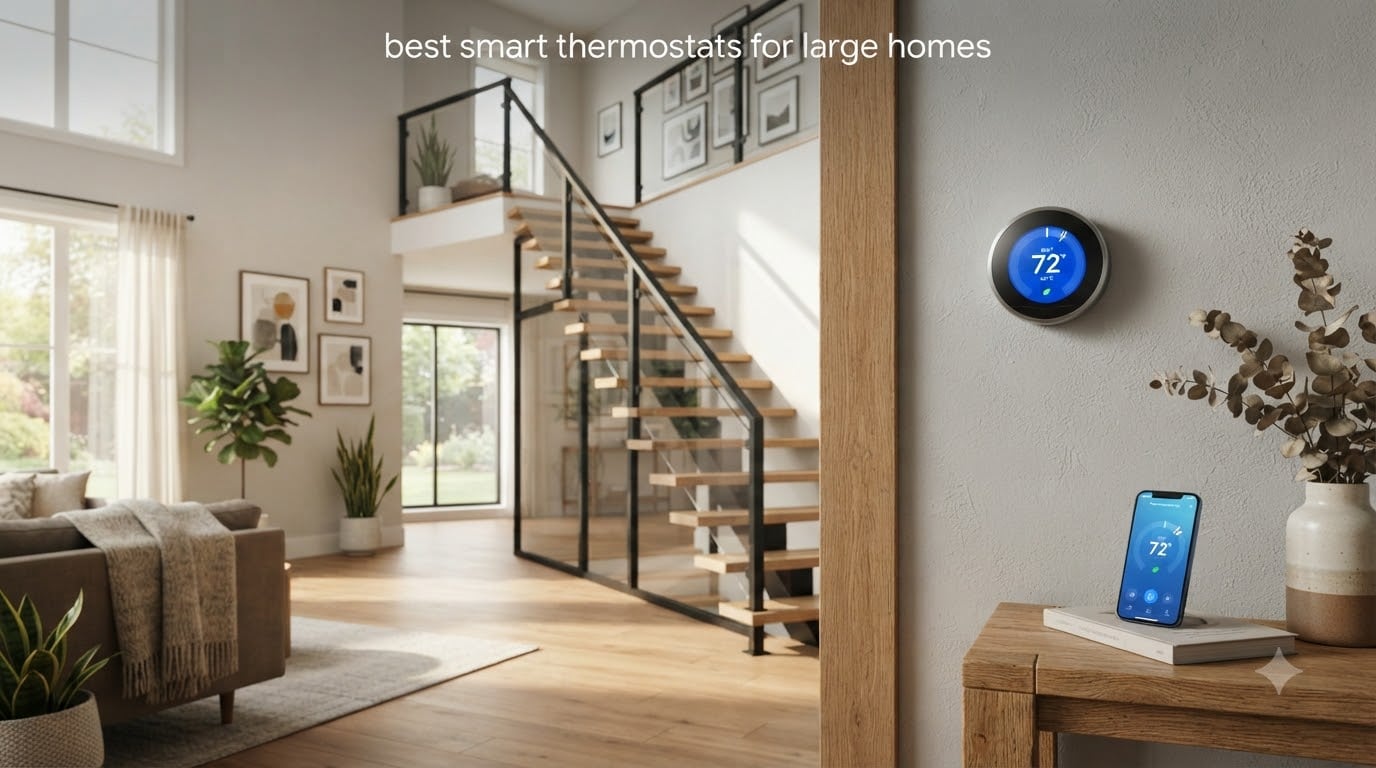 best smart thermostats for large homes