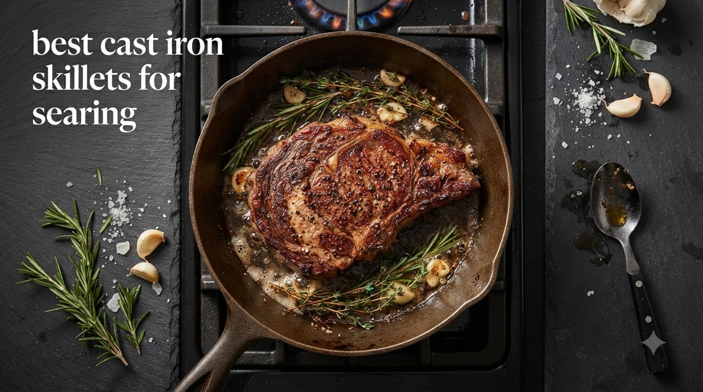 best cast iron skillets for searing
