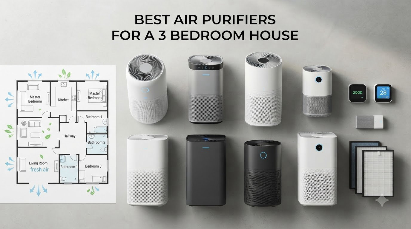best air purifiers for a 3 bedroom house