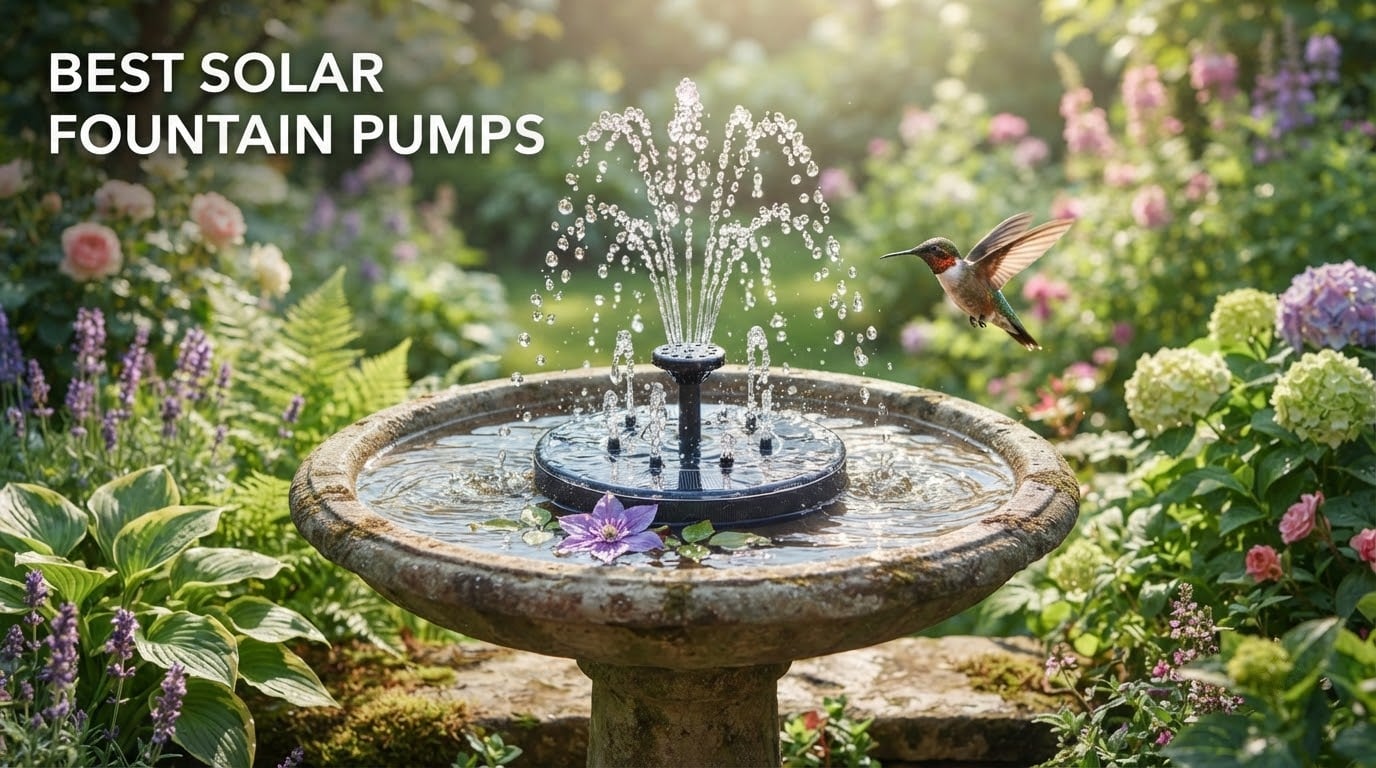 best solar fountain pumps