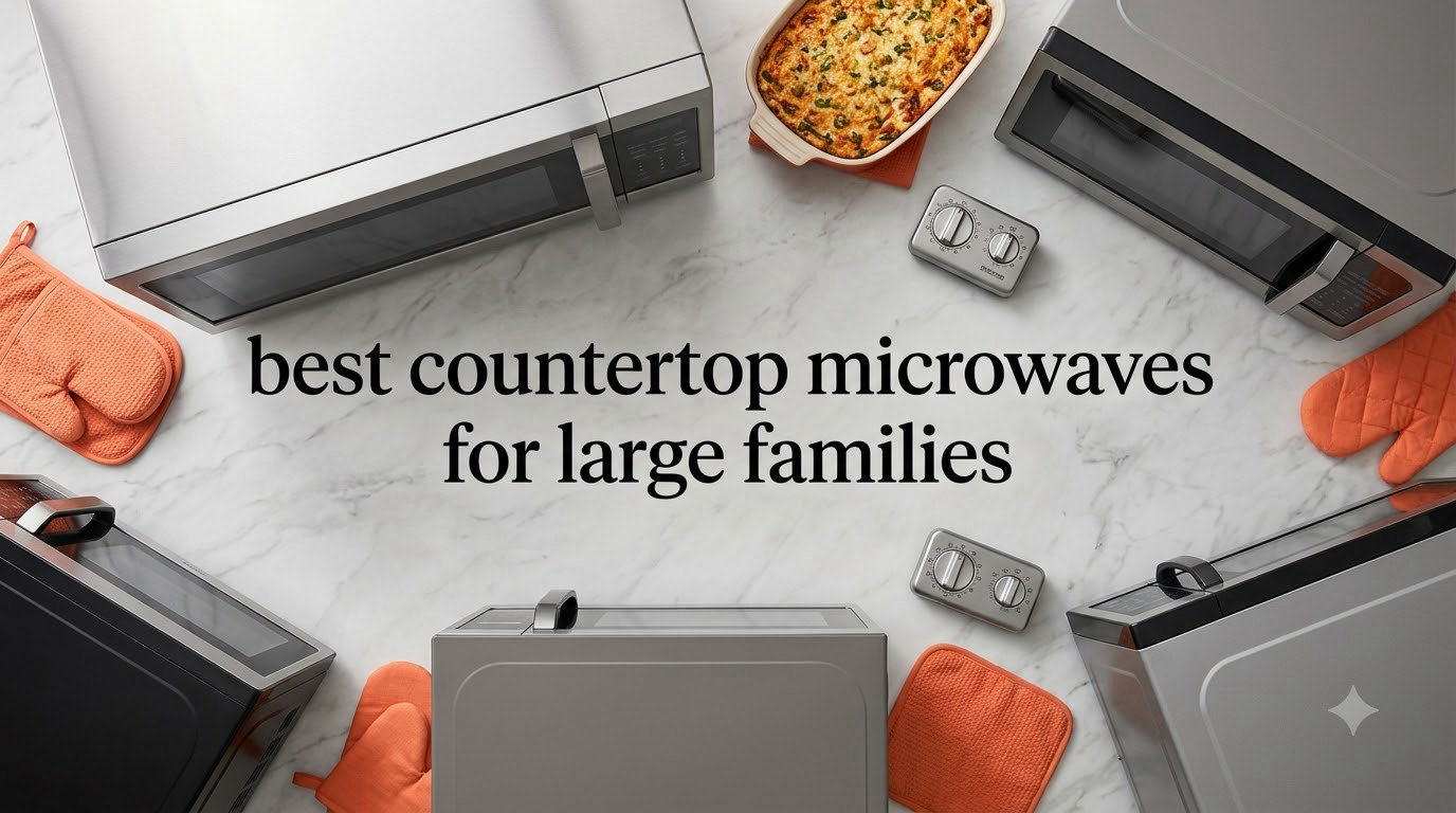best countertop microwaves for large families