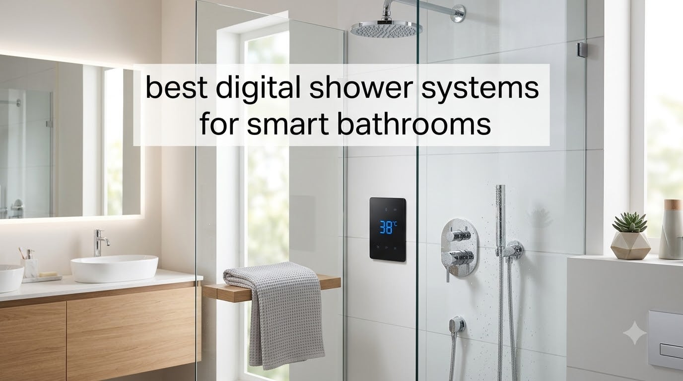 best digital shower systems for smart bathrooms