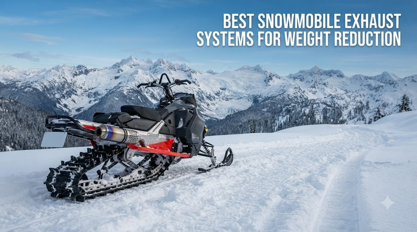 best snowmobile exhaust systems for weight reduction