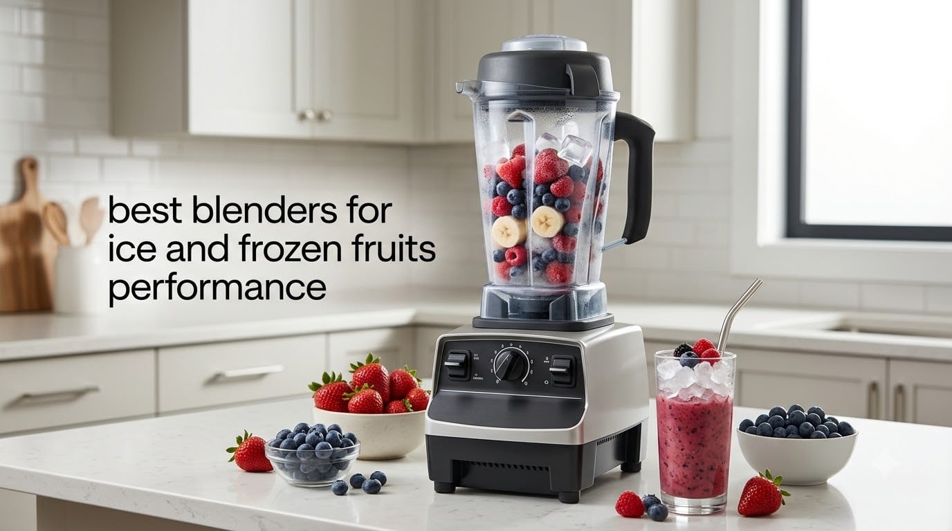 best blenders for ice and frozen fruits performance