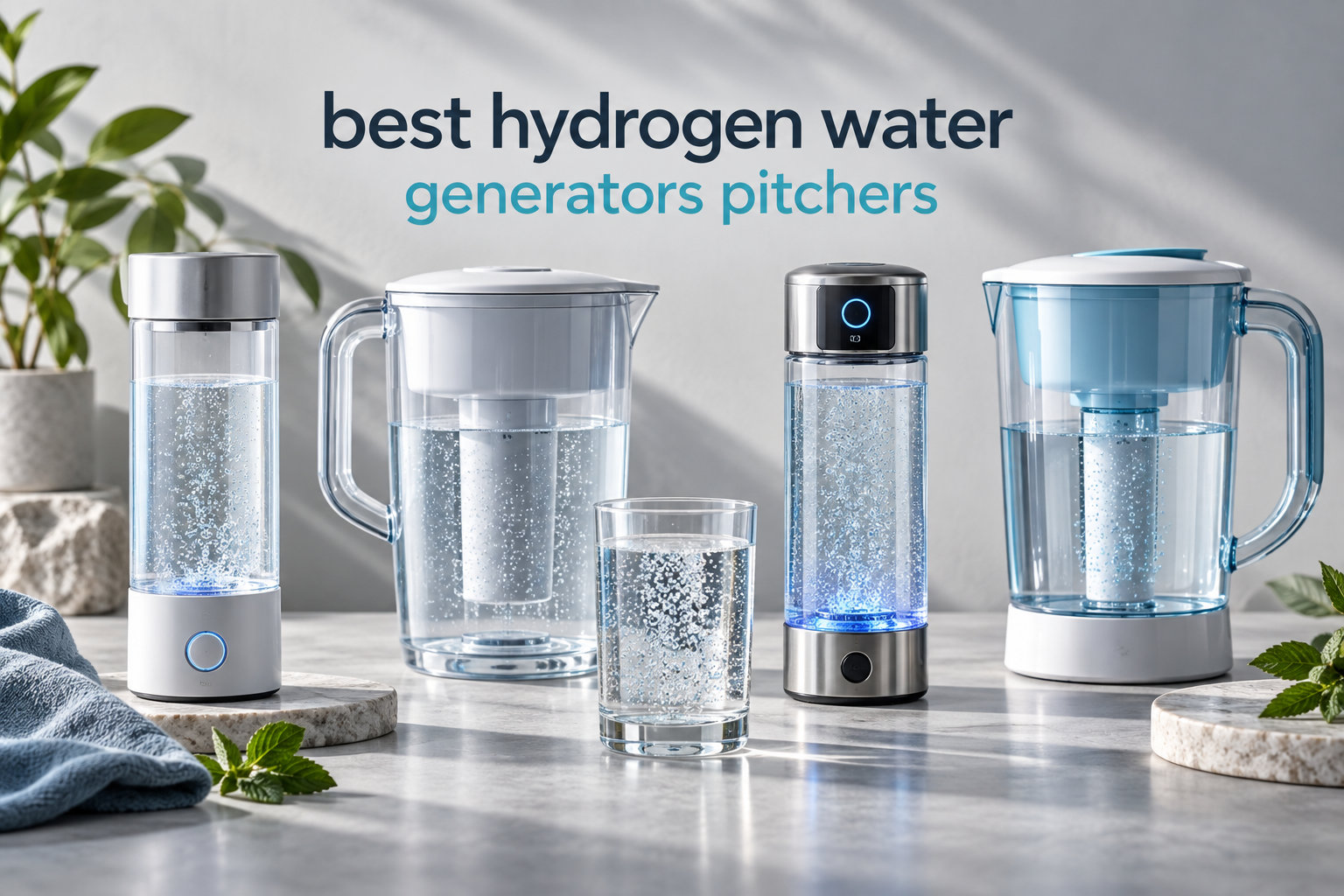 best hydrogen water generators pitchers