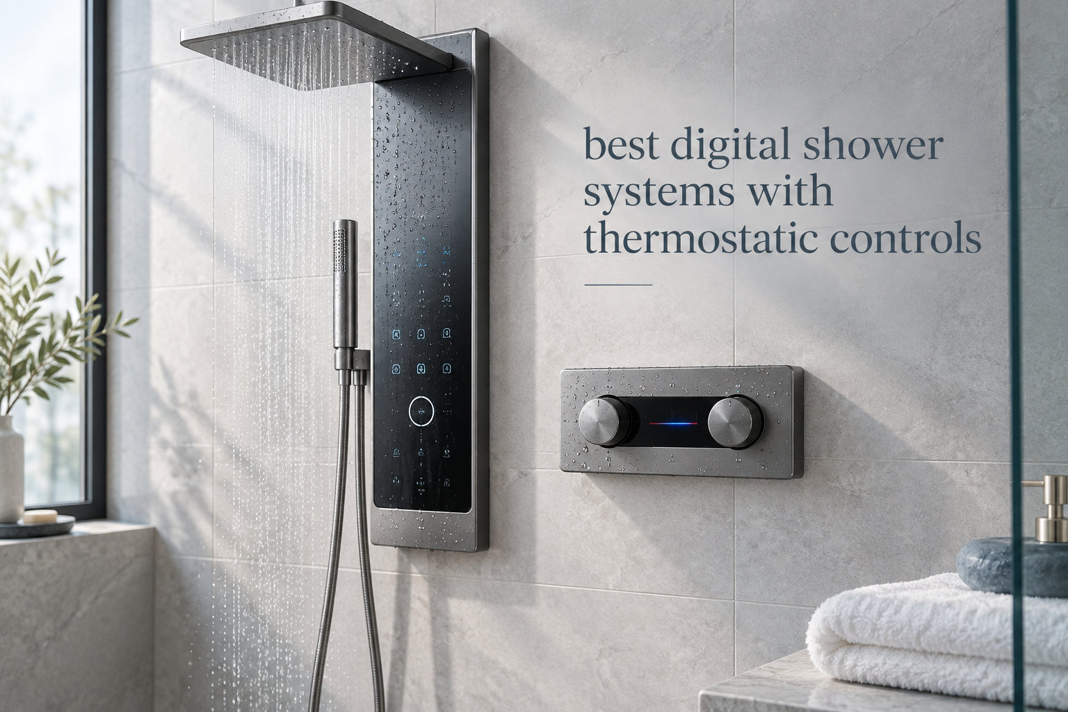 best digital shower systems with thermostatic controls