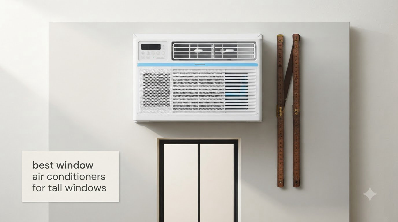 best window air conditioners for tall windows