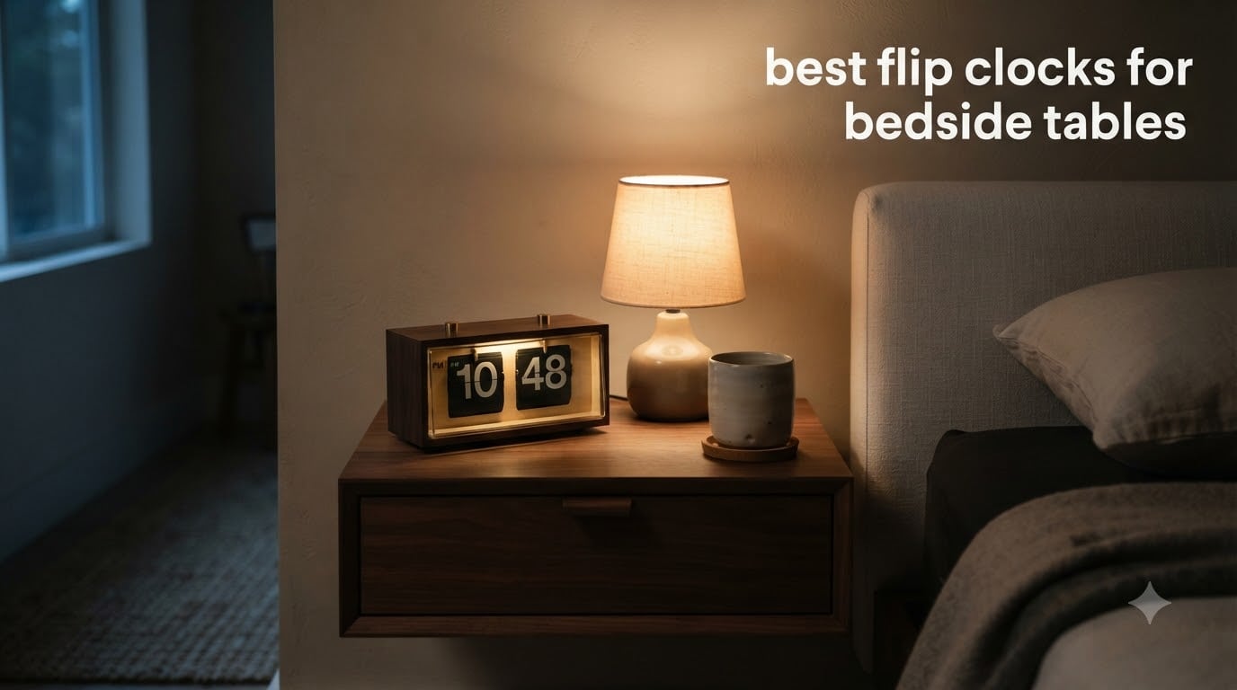 best flip clocks for bedside tables