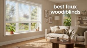 best faux wood blinds