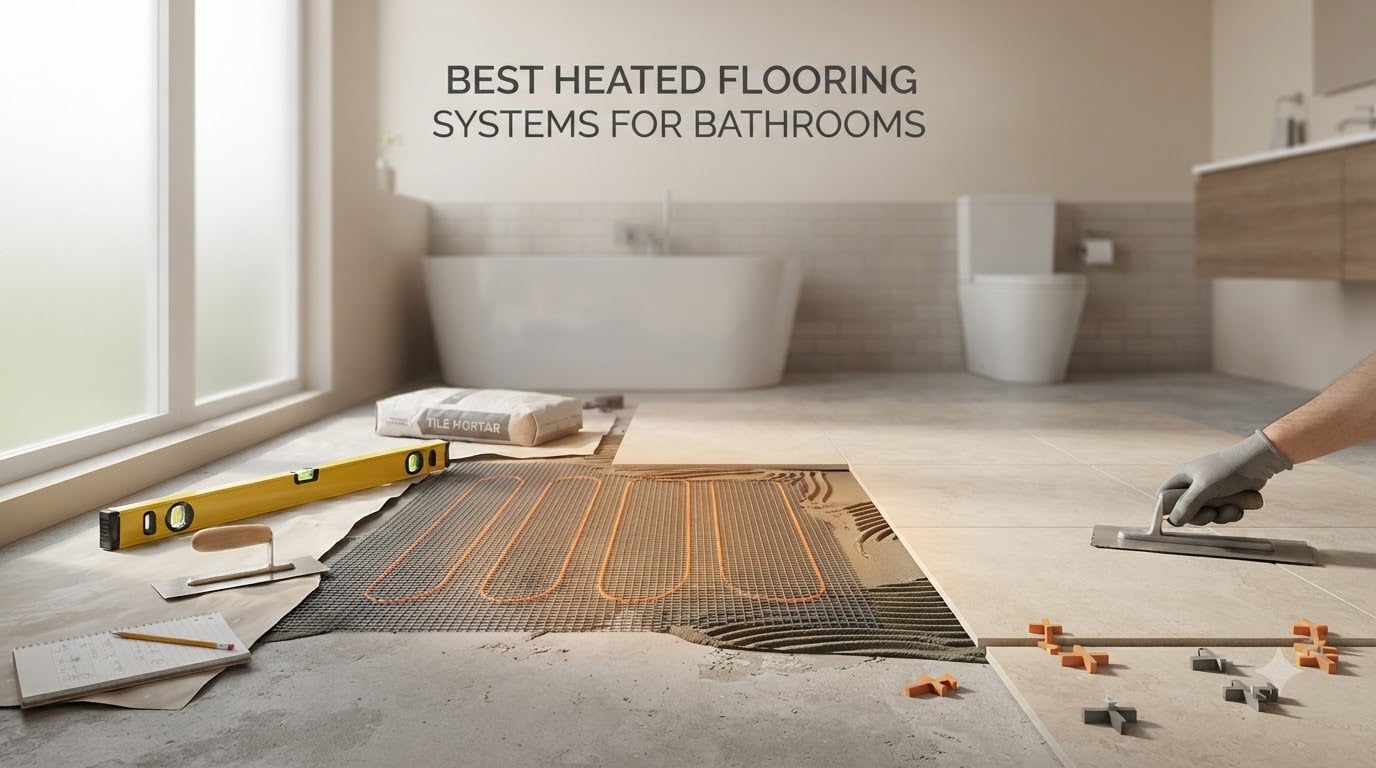 best heated flooring systems for bathrooms