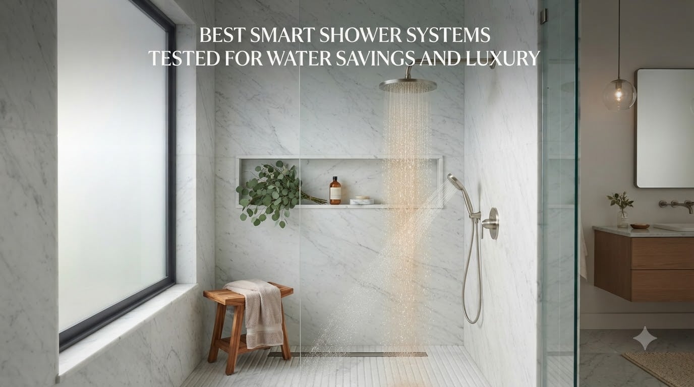 best smart shower systems tested for water savings and luxury