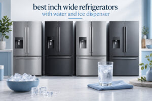 best 30 inch wide refrigerators with water and ice dispenser