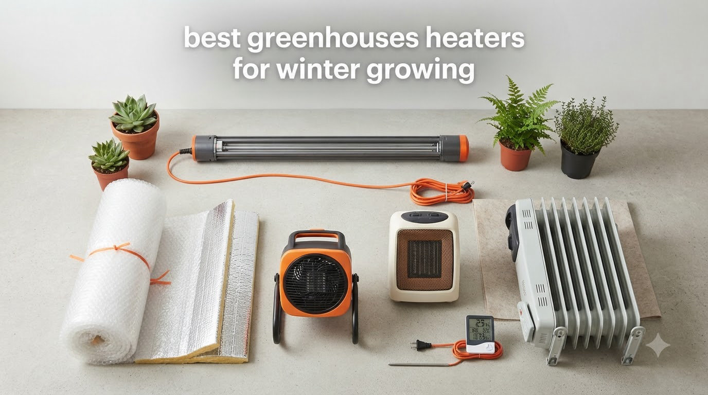 best greenhouses heaters for winter growing