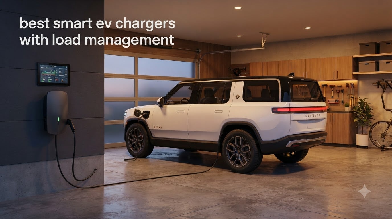 best smart ev chargers with load management