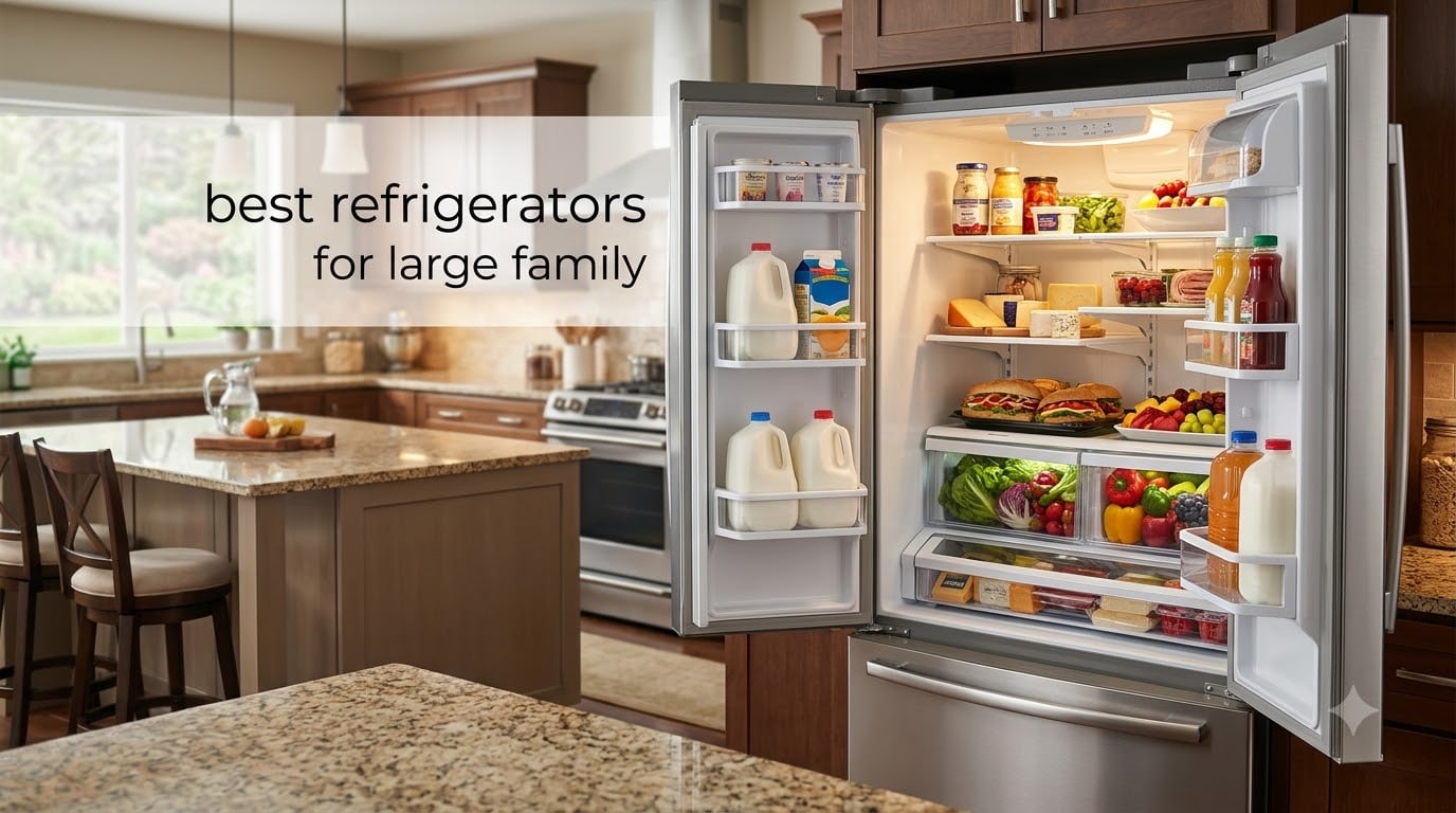 best refrigerators for large family