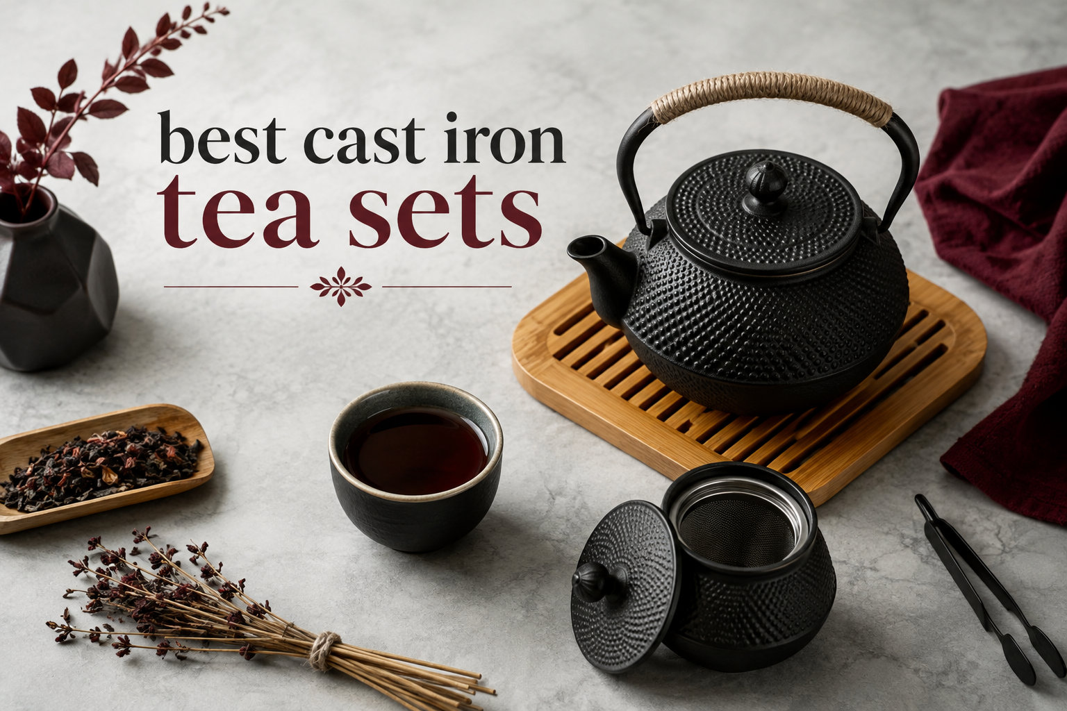 best cast iron tea sets
