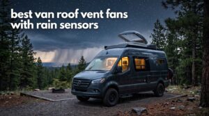 best van roof vent fans with rain sensors