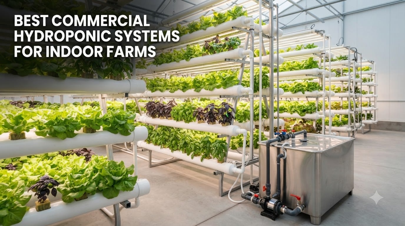 best commercial hydroponic systems for indoor farms