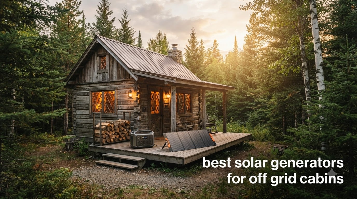 best solar generators for off grid cabins